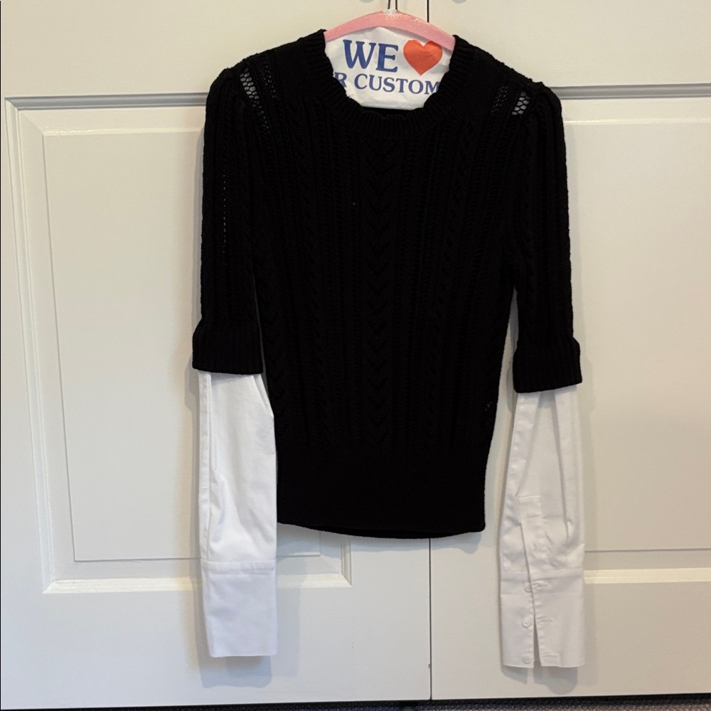 Veronica Beard sweater with removable French sleeves